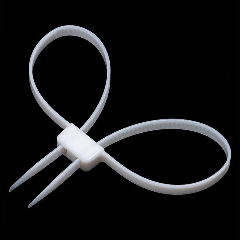 Bingyu double-ended double-buckle nylon cable tie 