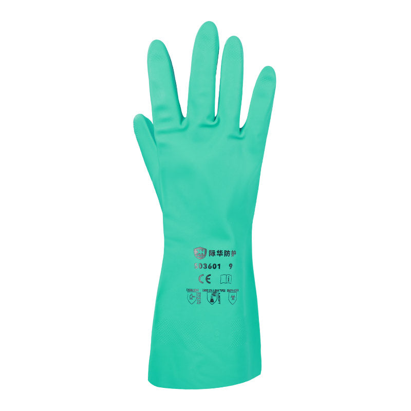 Jihua protective nitrile rubber chemical resistant gloves 