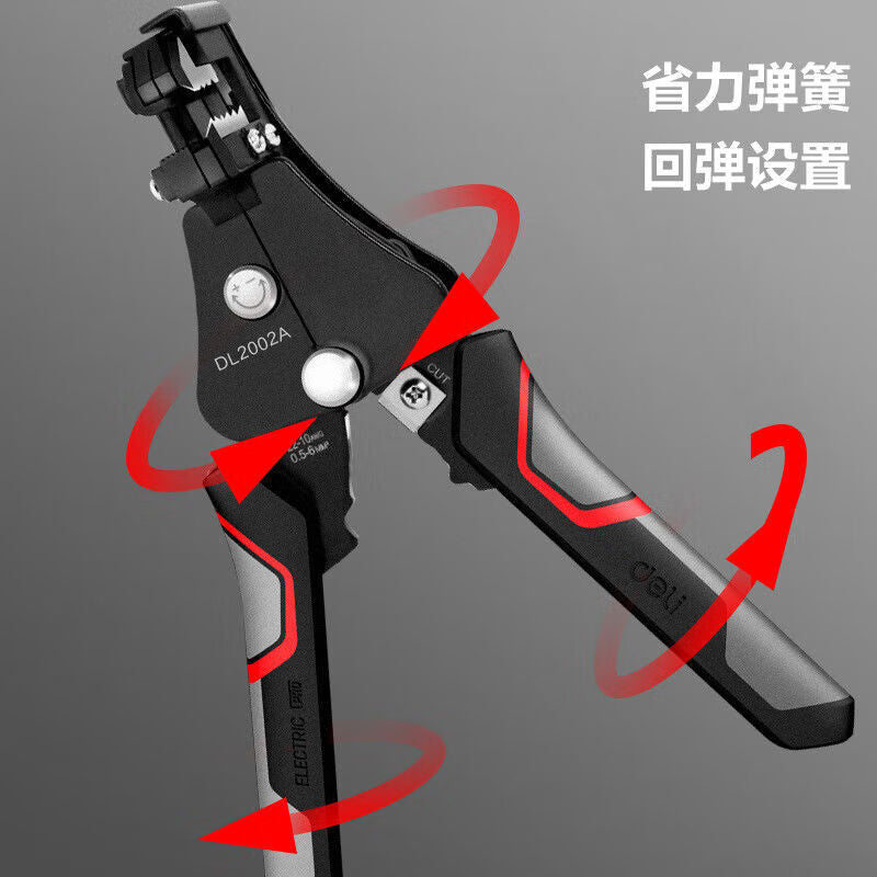 Deli Tools Mini Automatic Wire Stripper 