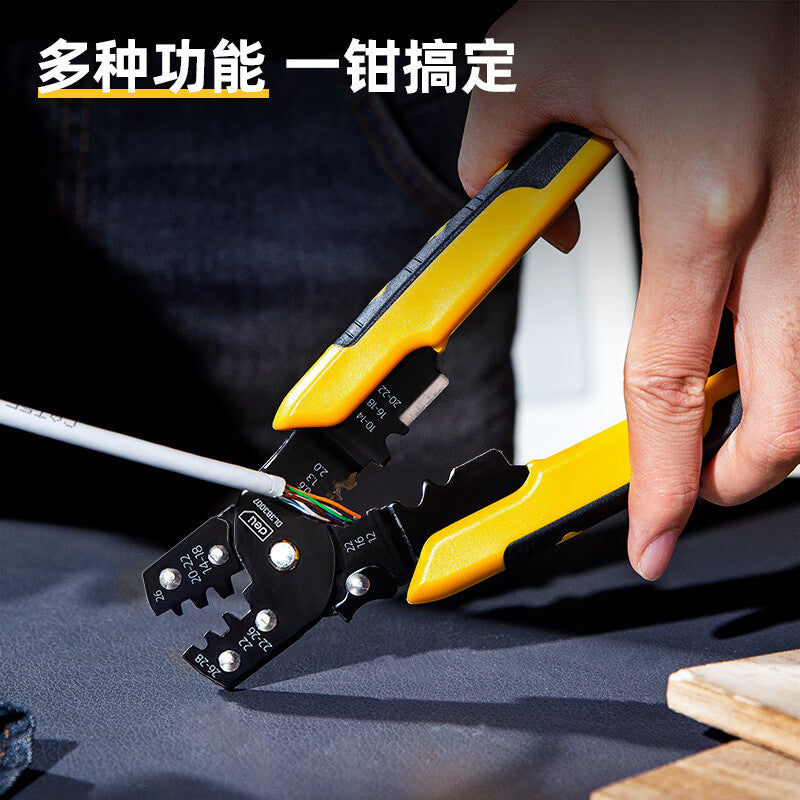Deli Tools Crimping Wire Strippers 