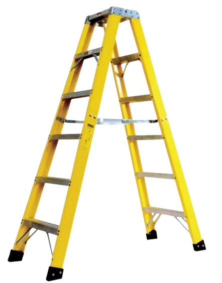 WTI 3000 Series Double-Sided Fiberglass Ladder