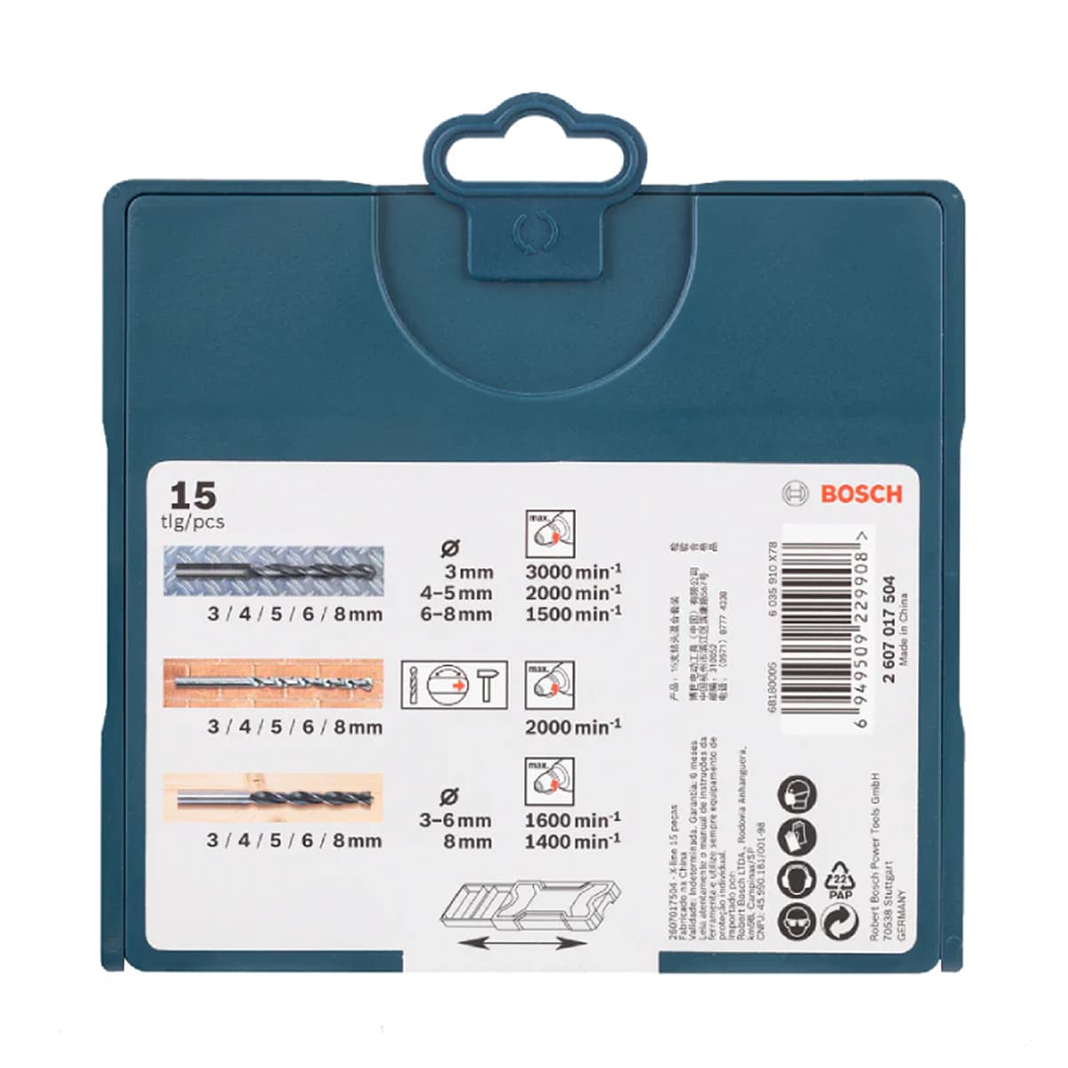 Kit de brocas Bosch 