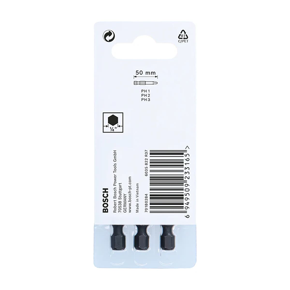 Puntas de destornillador Bosch Professional resistentes a impactos 