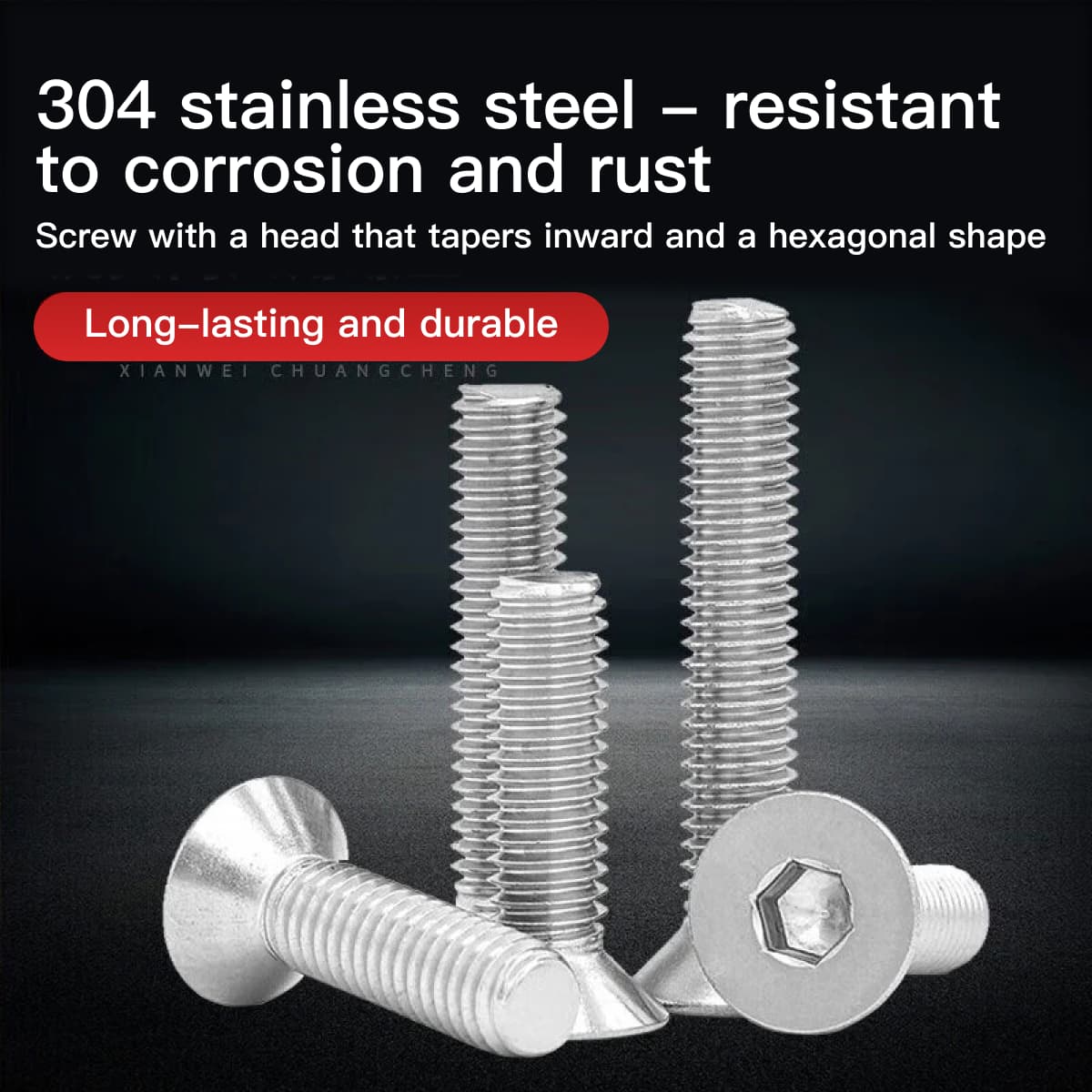 Bingyu countersunk hexagon socket screws 