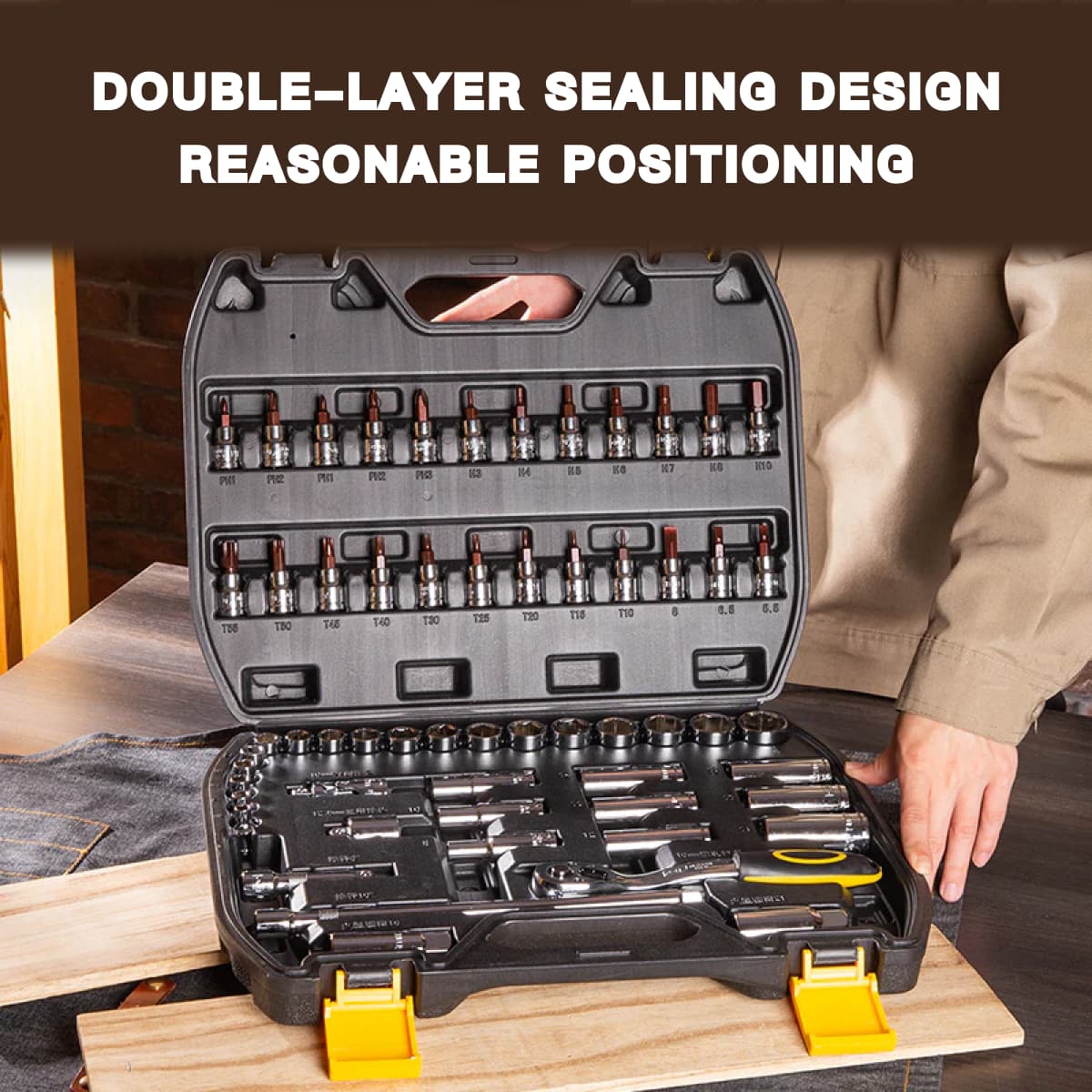 Juego de mangas de la serie Deli Tools de 10 mm 