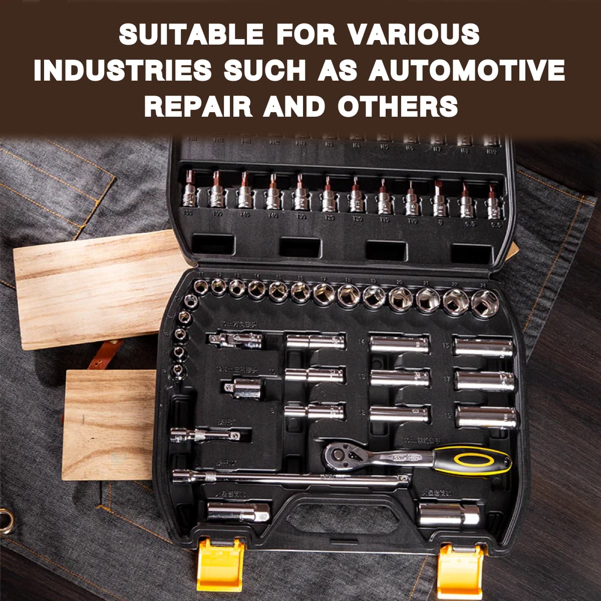 Juego de mangas de la serie Deli Tools de 10 mm 