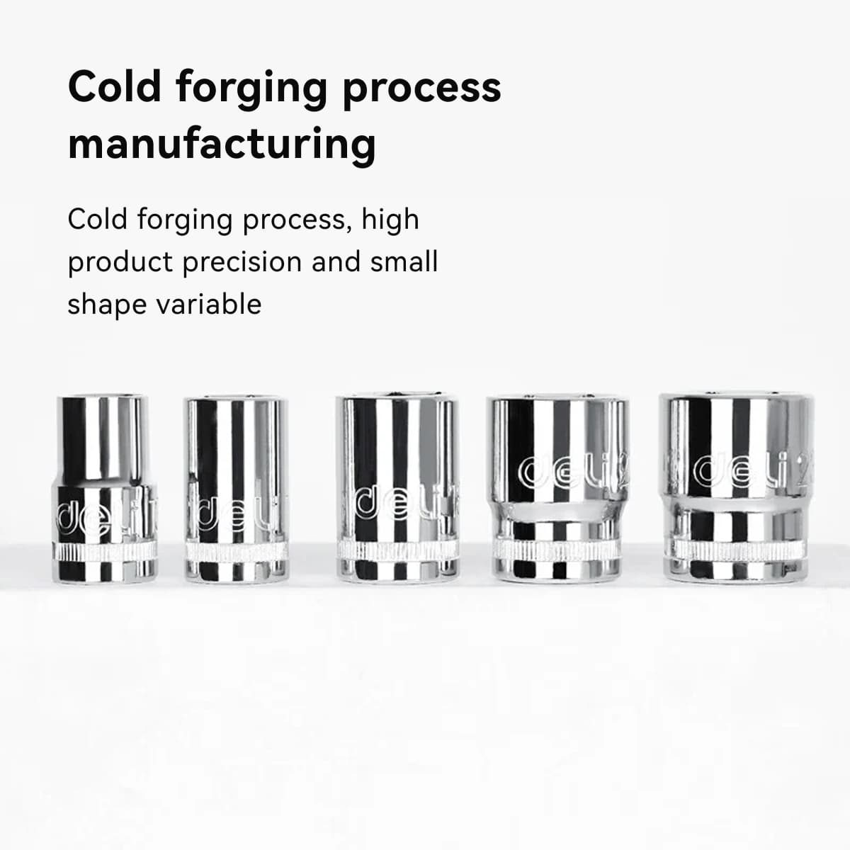 Deli Tools 12.5mm Series Hexagonal Sockets 