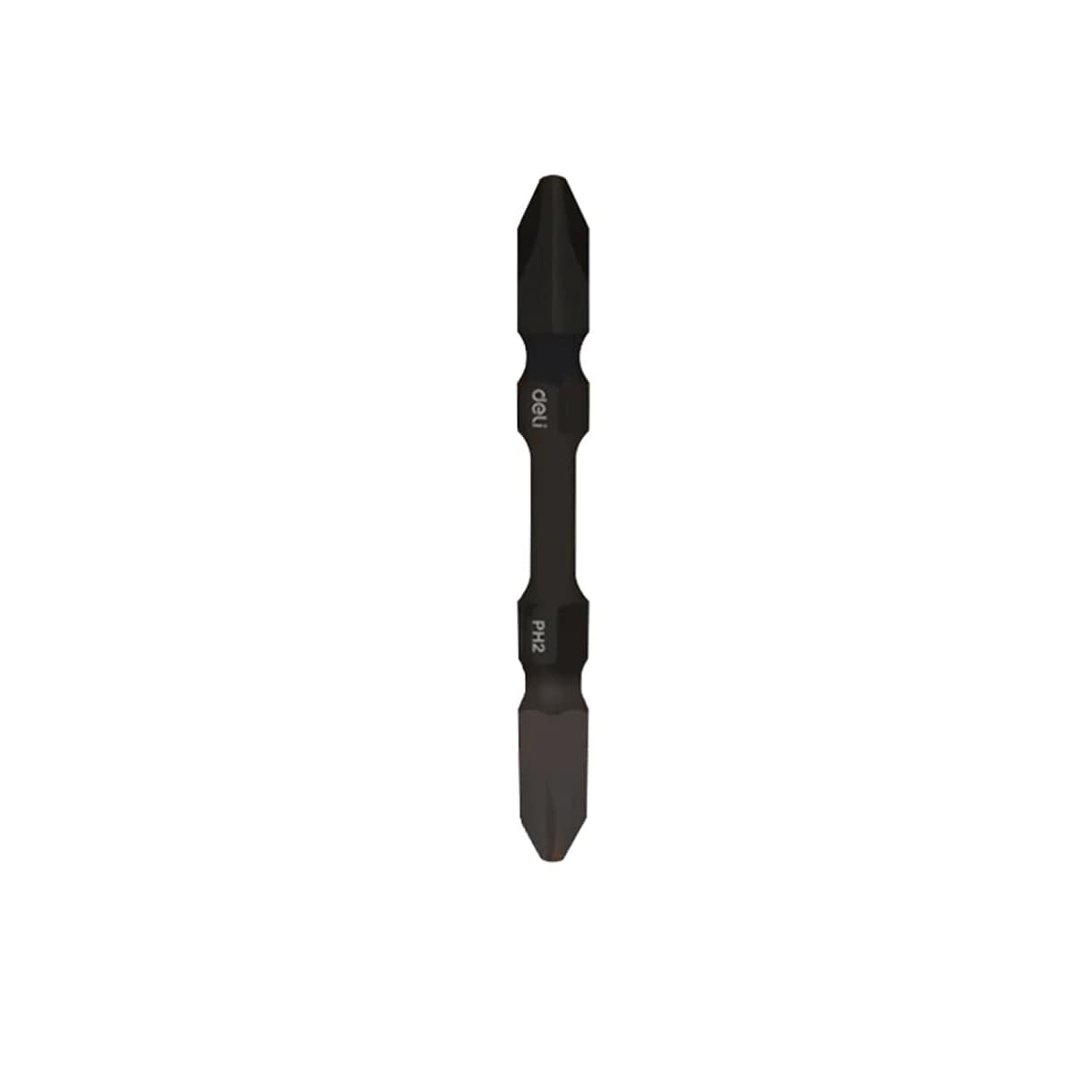 Destornillador de doble cabeza resistente a impactos Deli Tools 