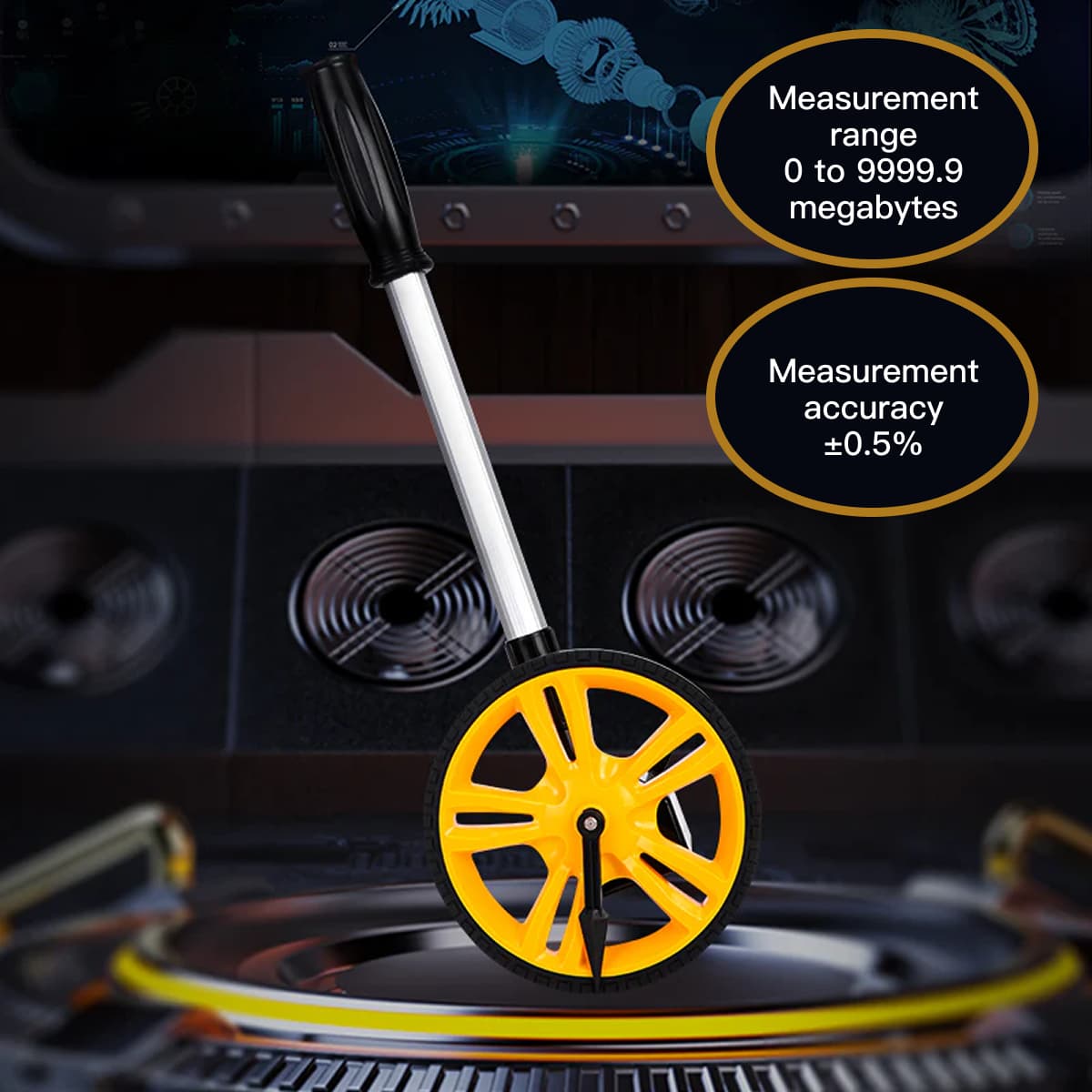Deli mechanical wheel distance meter 