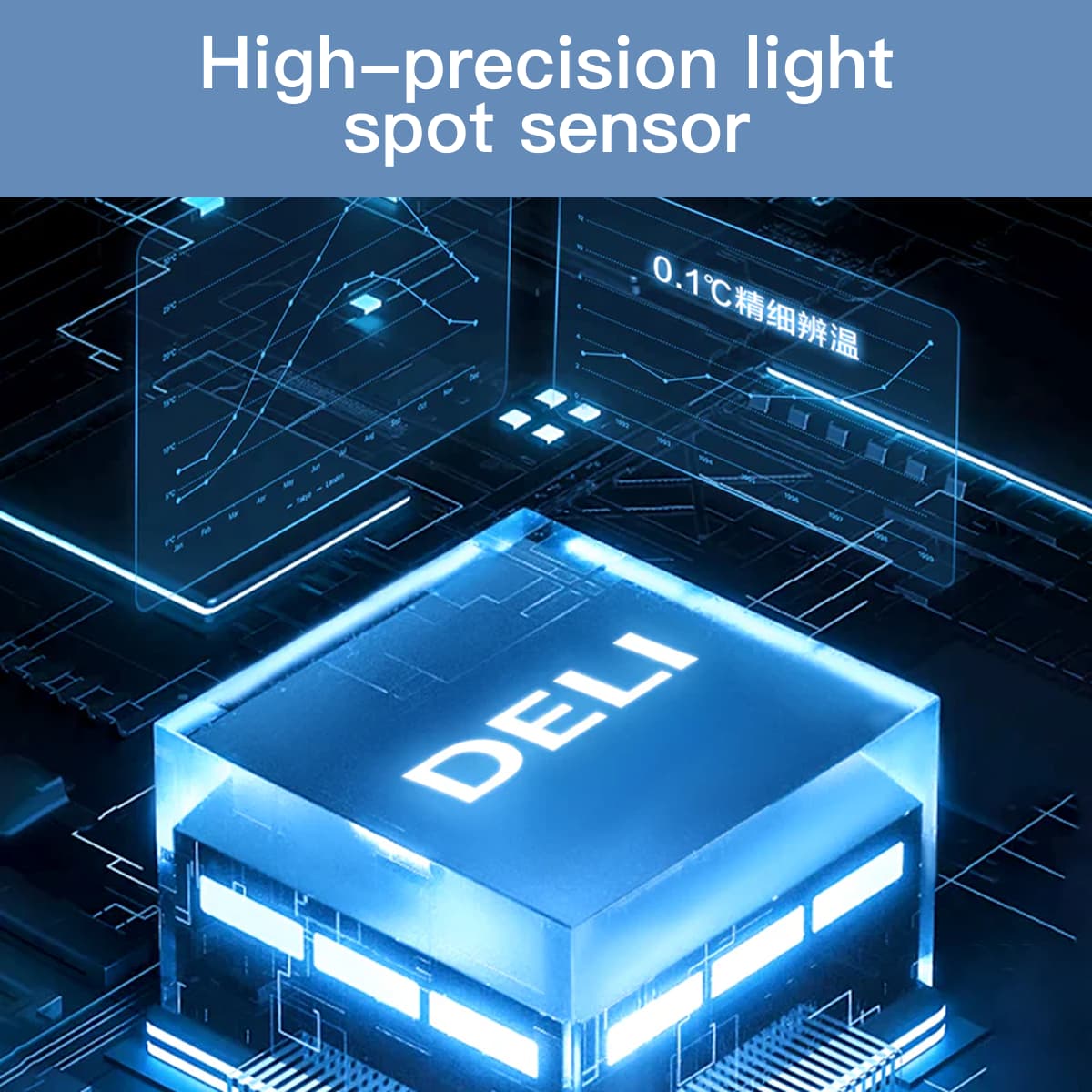 Deli thermometer oil temperature gun 