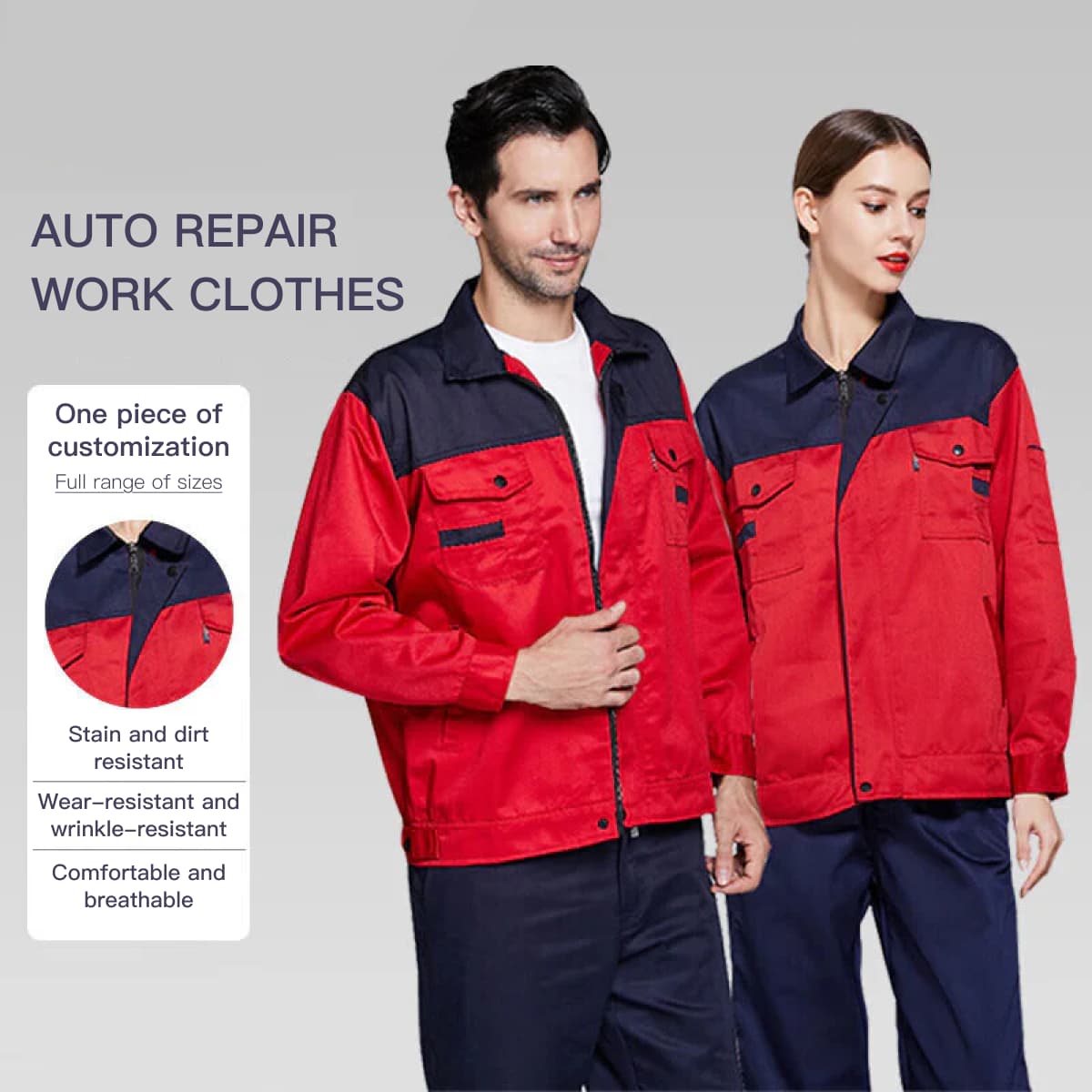 Dr. Lao's long-sleeved work uniform (customizable) 