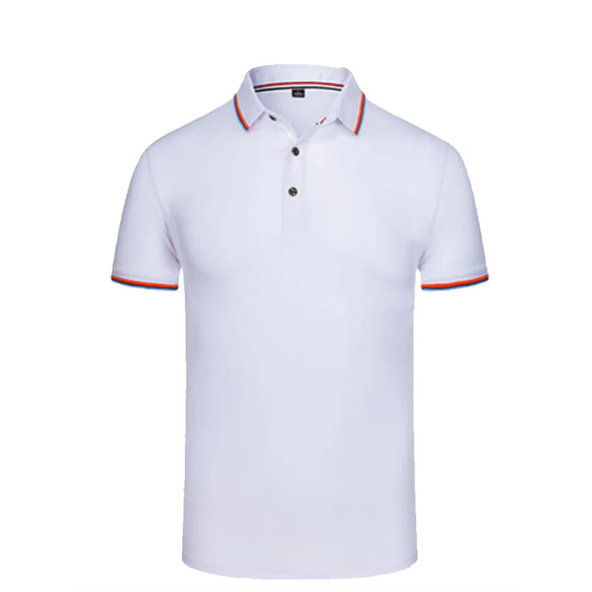 Dr. Lao's polo shirts can be customized (text and logo printing available). 