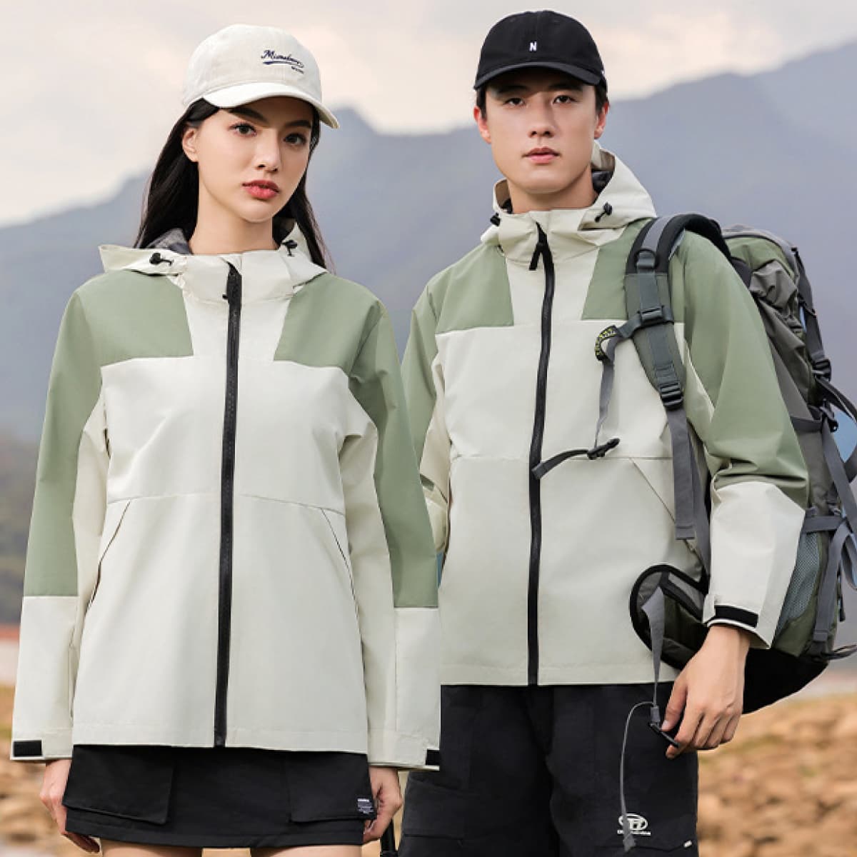 Enyin windbreaker, spring and autumn styles, customizable with logo printing. 