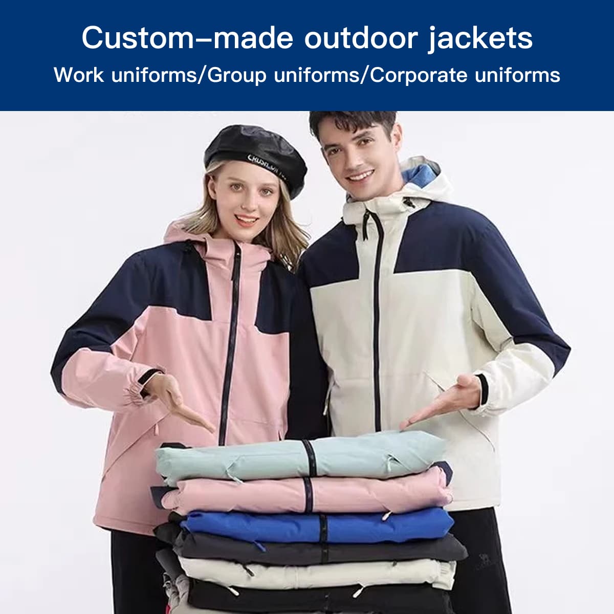 Enyin windbreaker, spring and autumn styles, customizable with logo printing. 