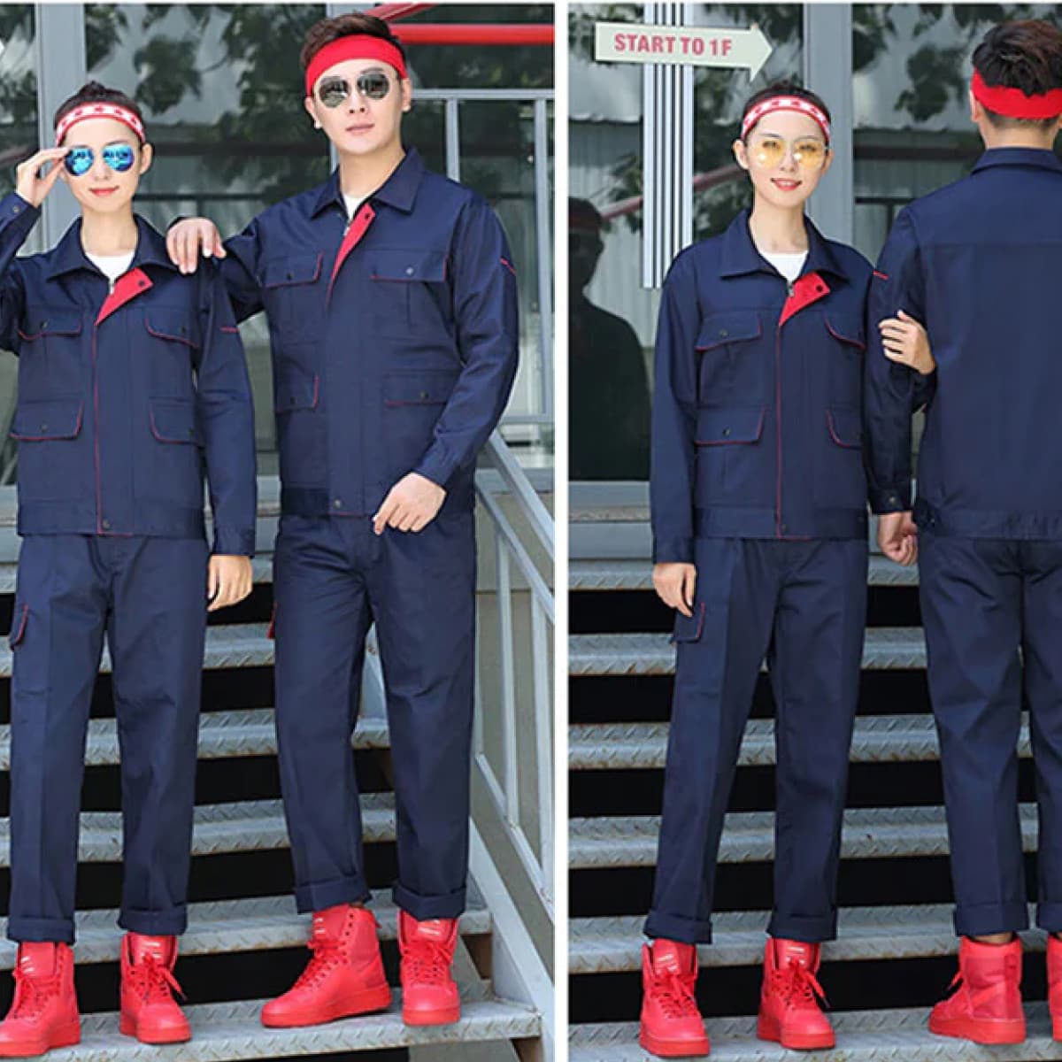 Haisdick work uniform long sleeves 