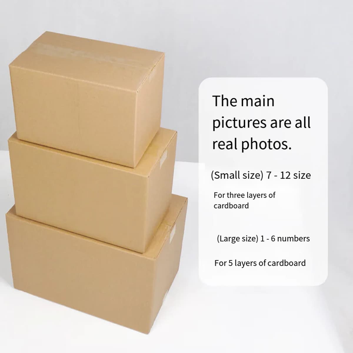 Cajas de cartón de Haisdike Express 