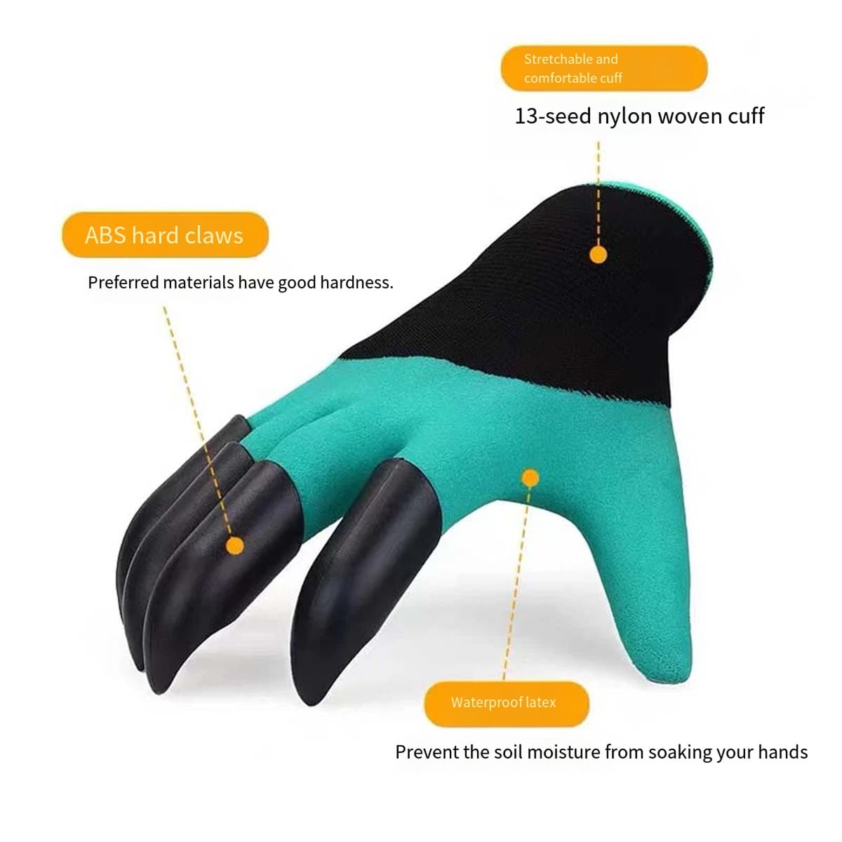 Hastick Digging Gloves Claws 