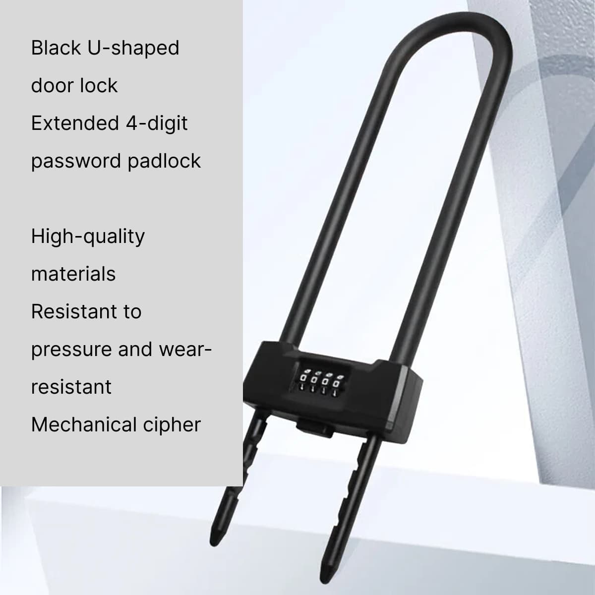 Cerradura de puerta en forma de U Haisdick 