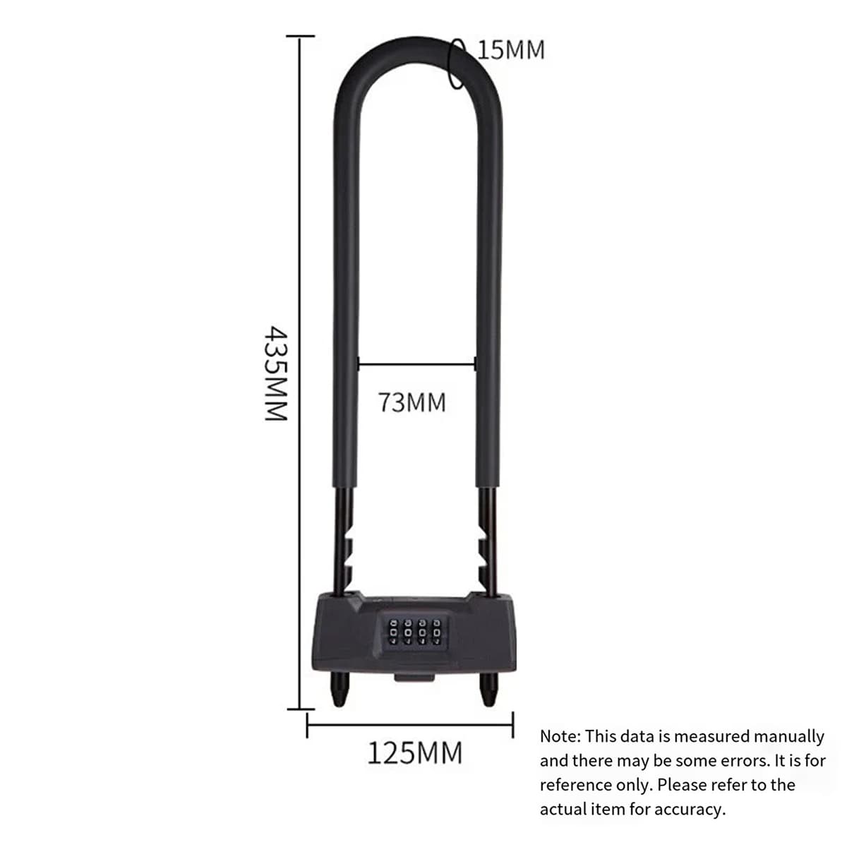 Cerradura de puerta en forma de U Haisdick 