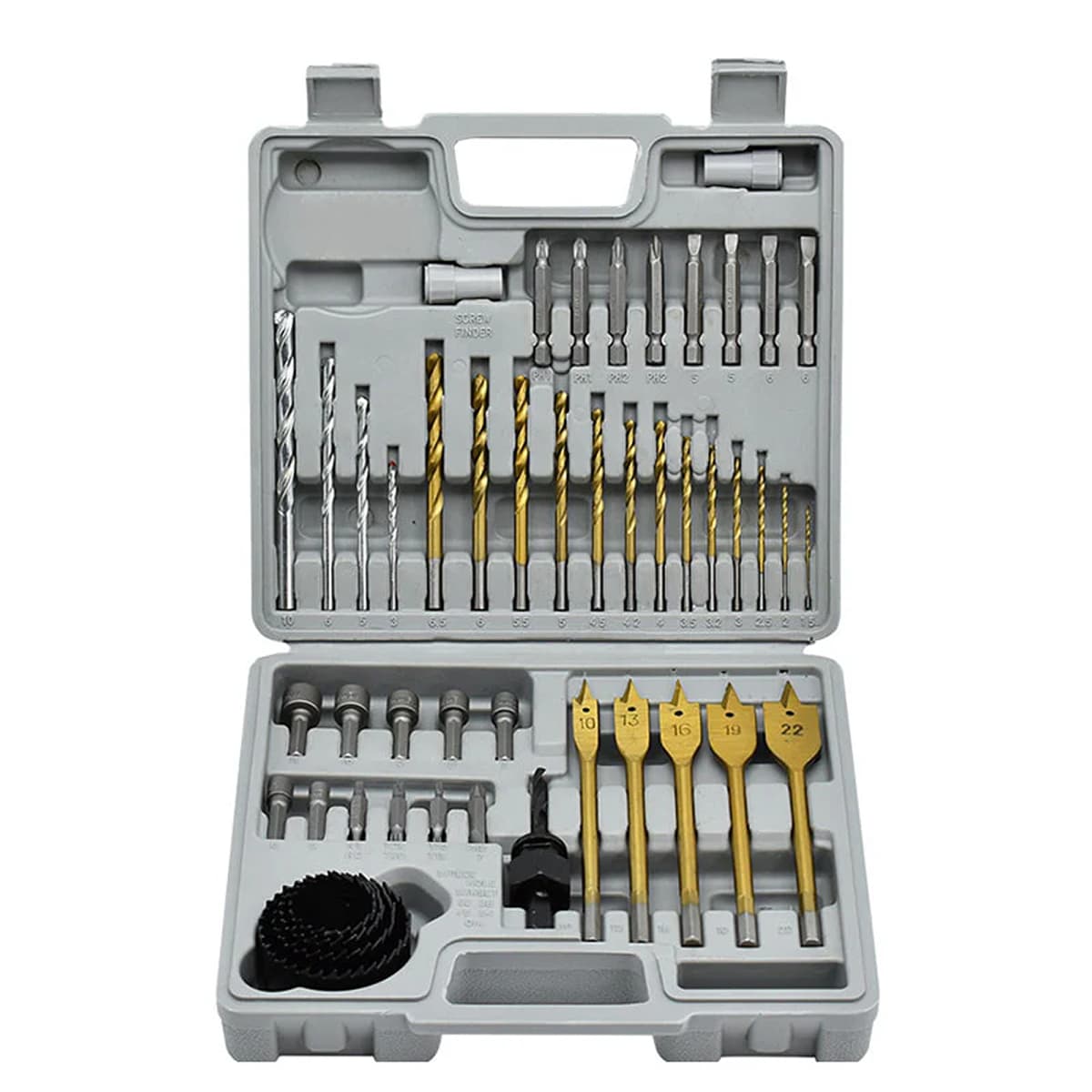 Kit de brocas combinadas para carpintería Kraftwell 