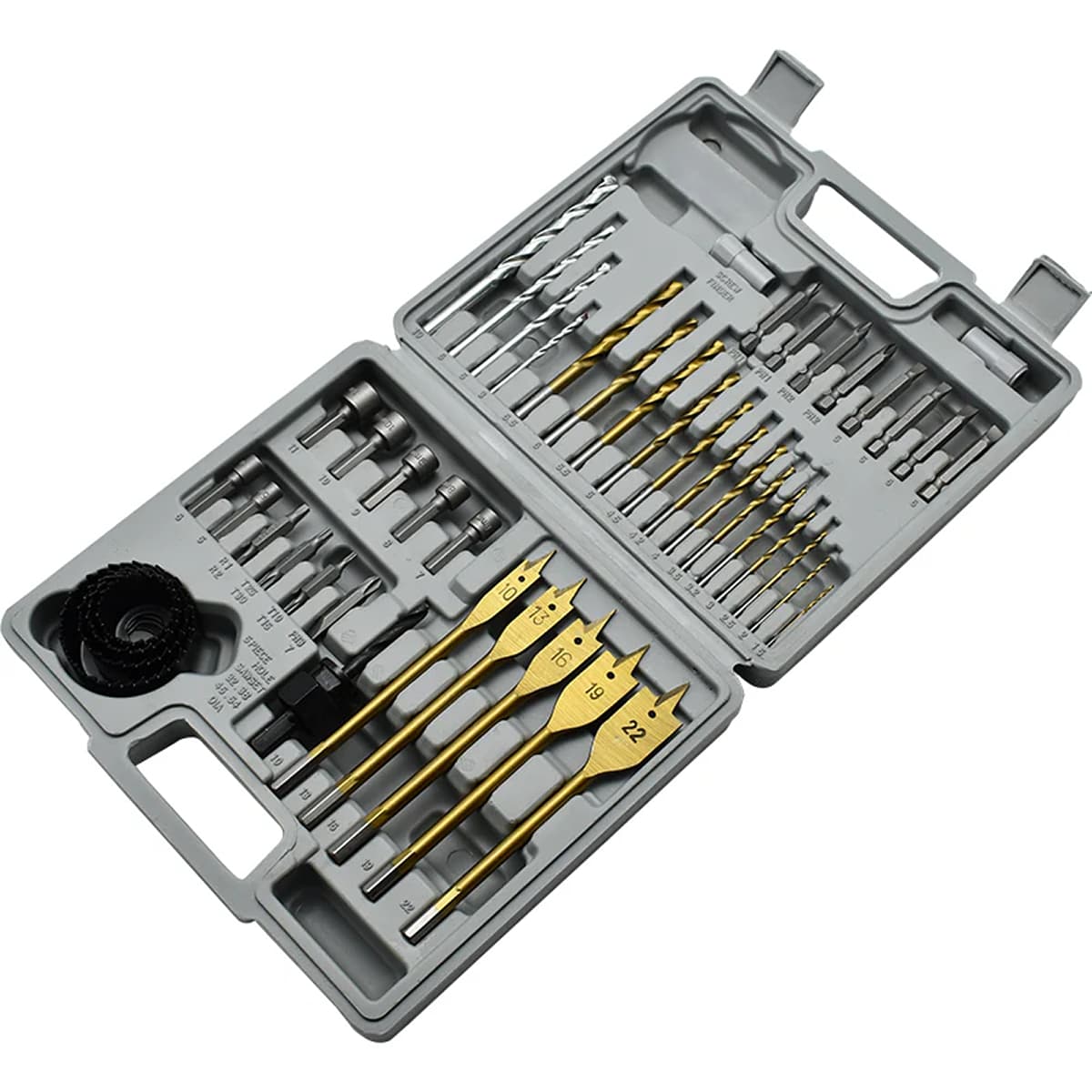 Kraftwell Woodworking Combination Drill Bit Set 