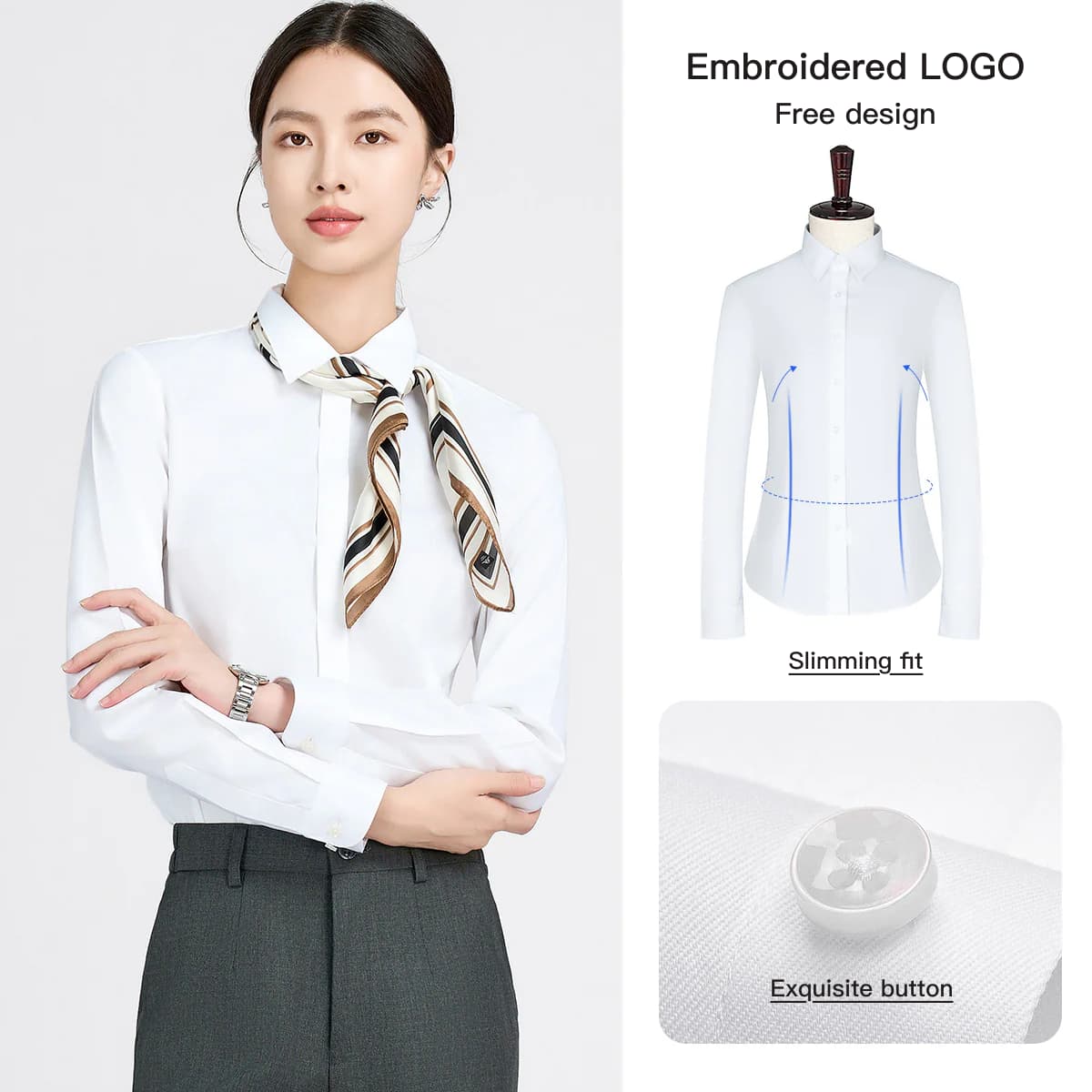 Luo Hao long-sleeved shirt 