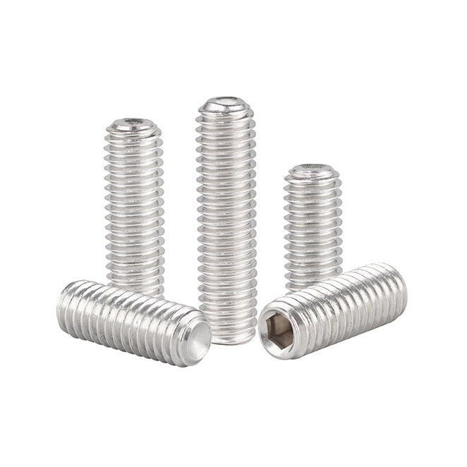 YL 304 stainless steel set screws with concave point 