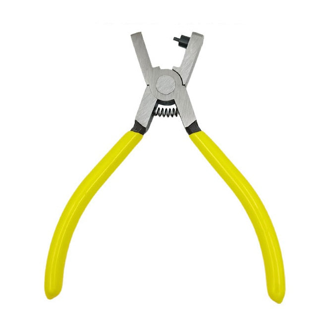 Deli Tools Single Plastic Handle Labor-saving Punch Pliers 
