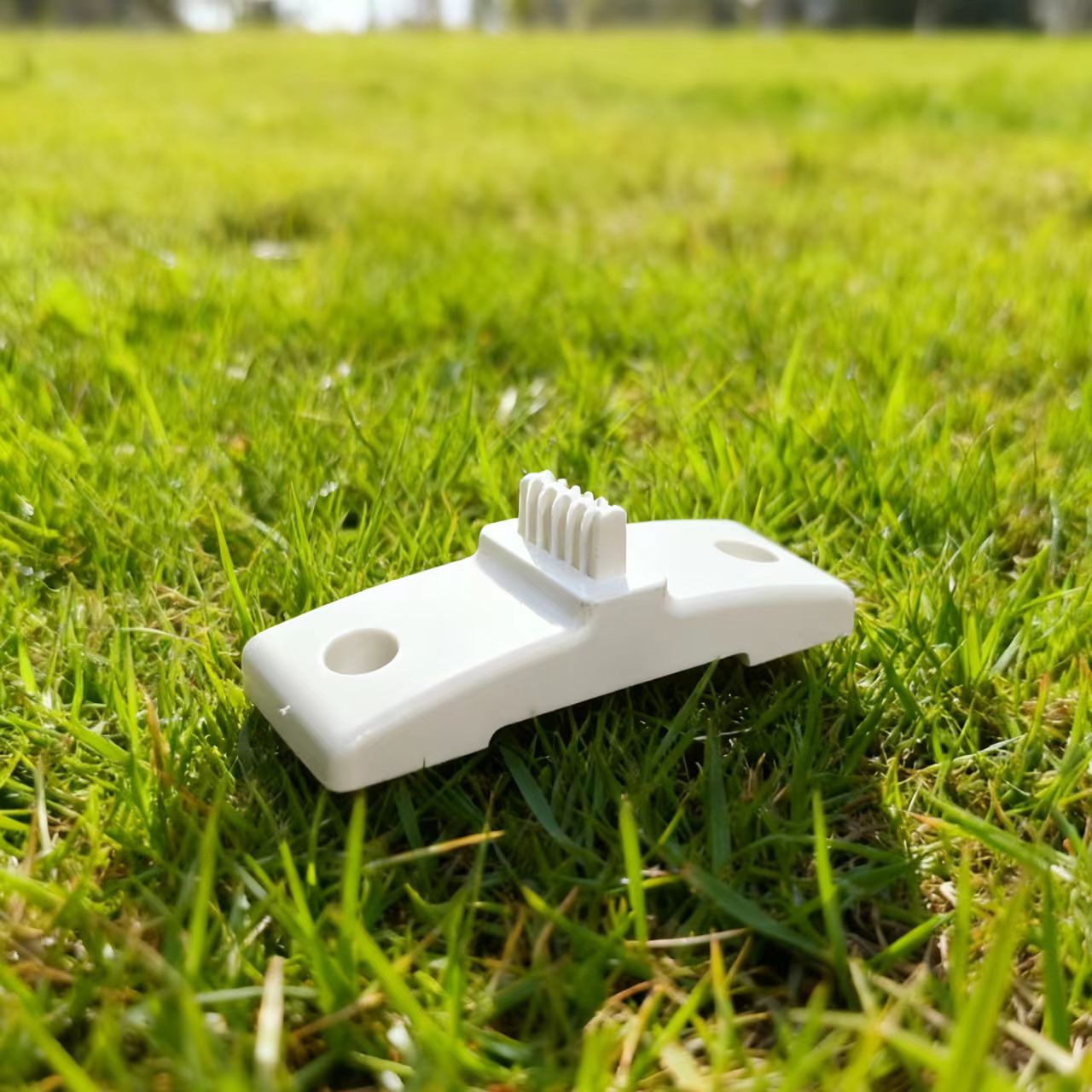 Pointed Top Plastic Garden Fence Panel