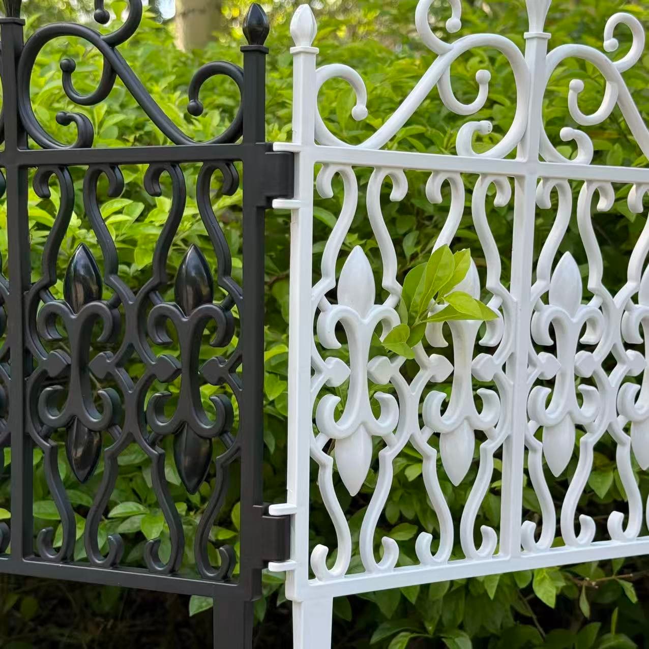 Provence Style Plastic Garden Fence