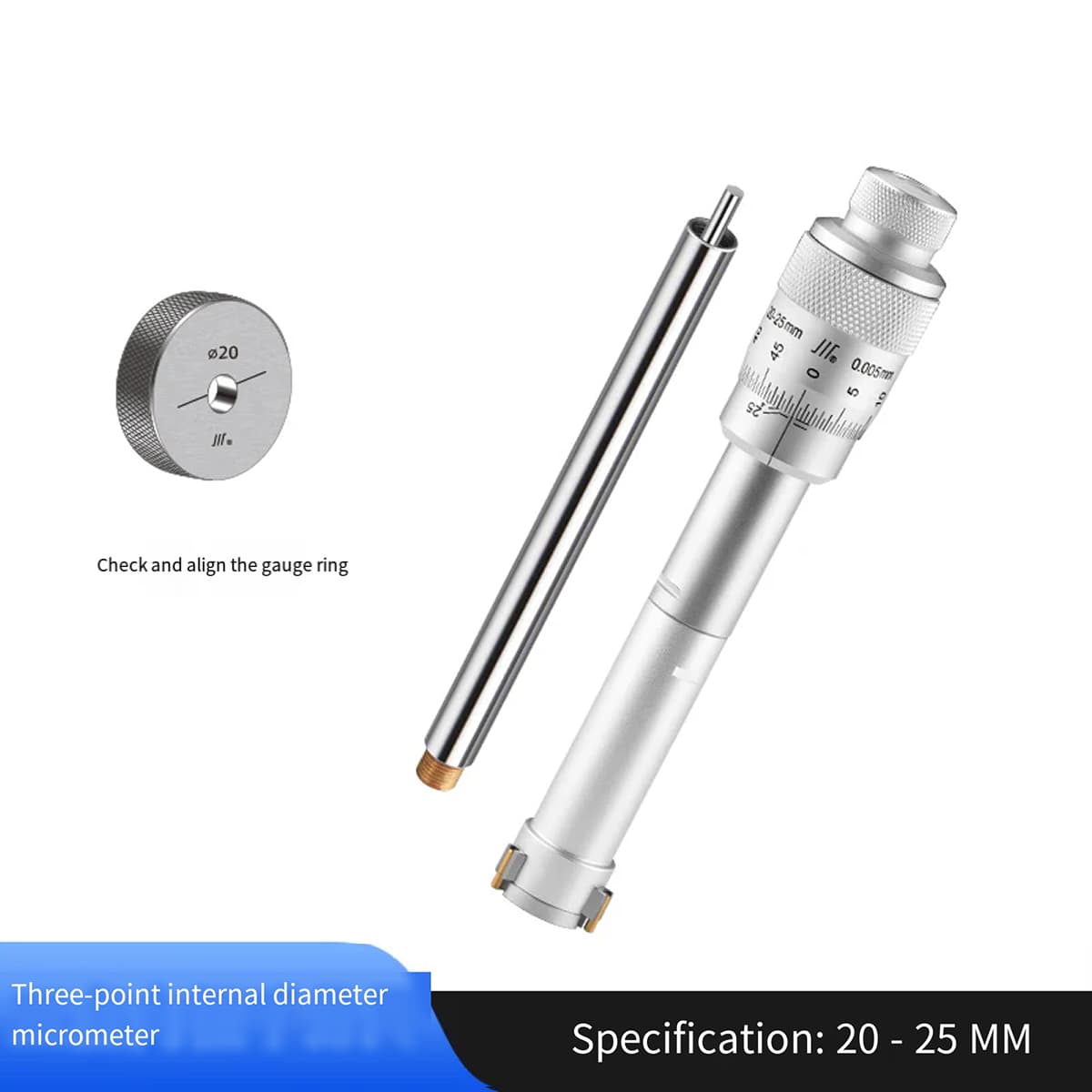 Three-point internal micrometer 
