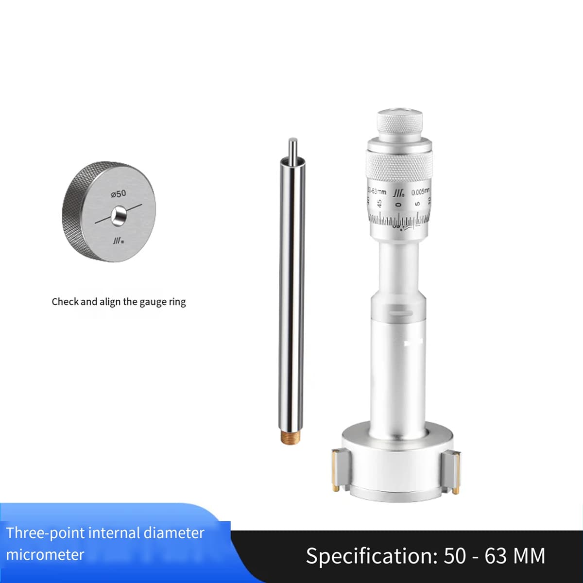 Three-point internal micrometer 
