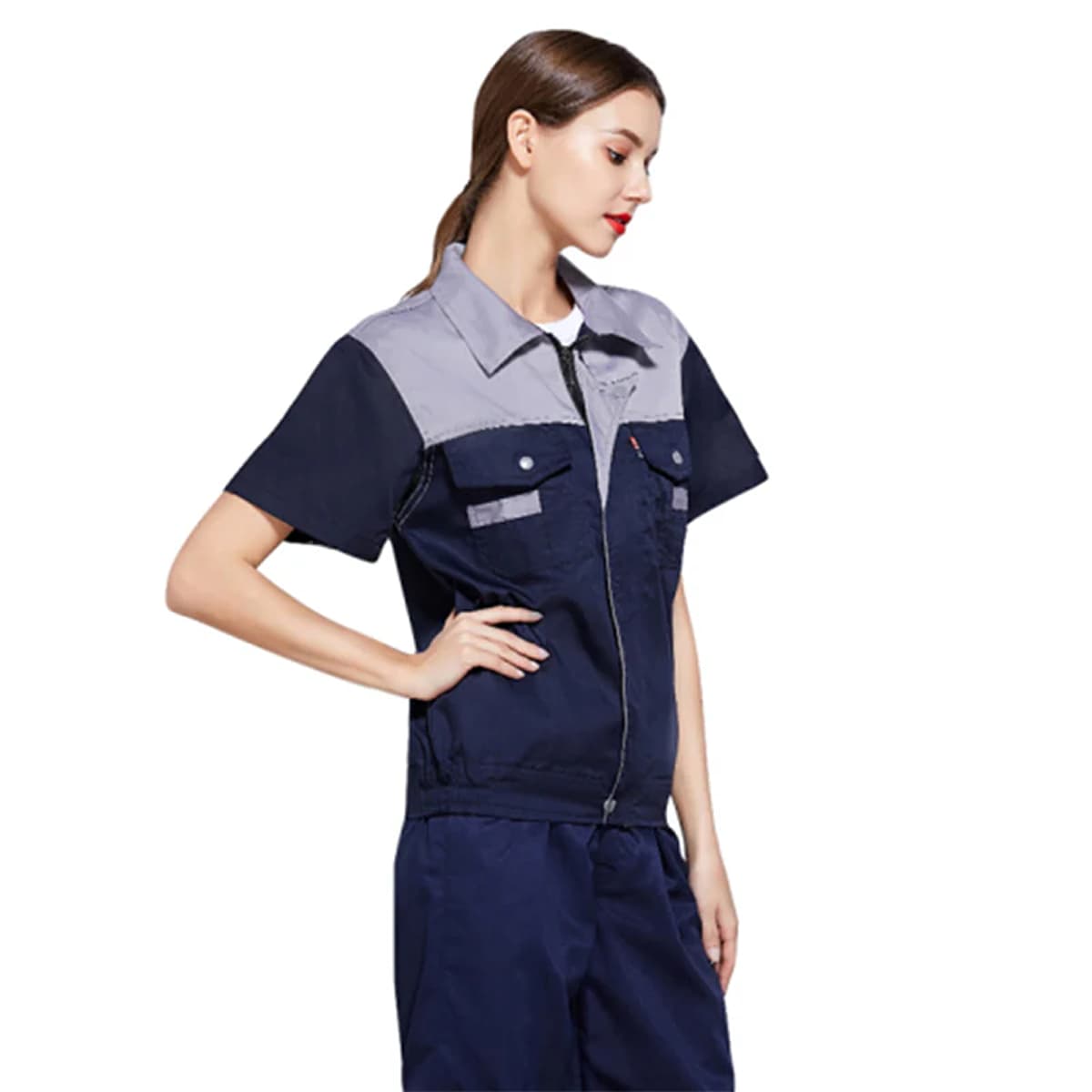 Winstan short-sleeved work suit 