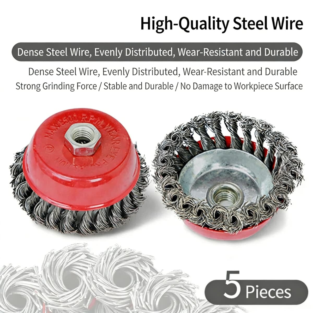 carrete de alambre Winstein de 4 pulgadas con forma de copa 