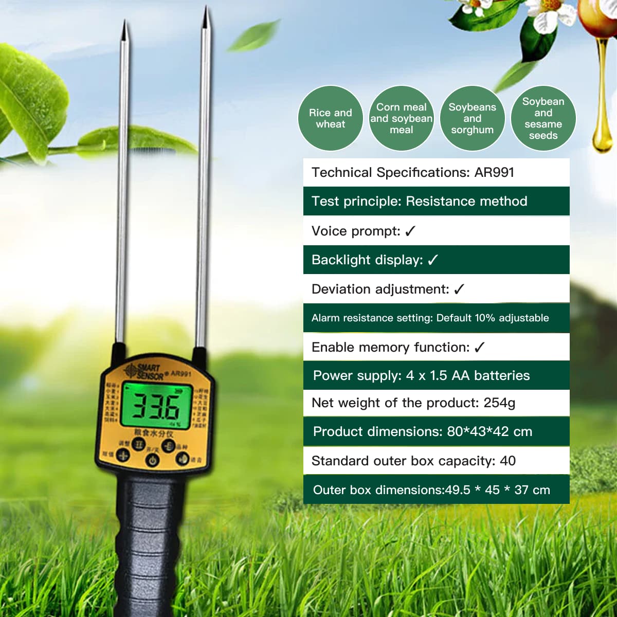 Xima Grain Moisture Meter 