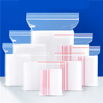 Thickened transparent PE ziplock bag 