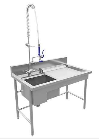 Libang Single Star Platform Sink with Shower Faucet