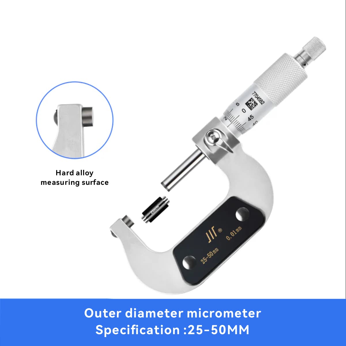 Measuring outside micrometer 