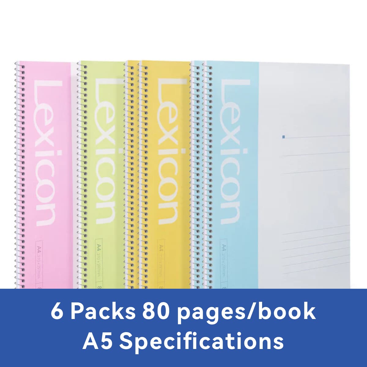 Deli spiral soft cover notebook 