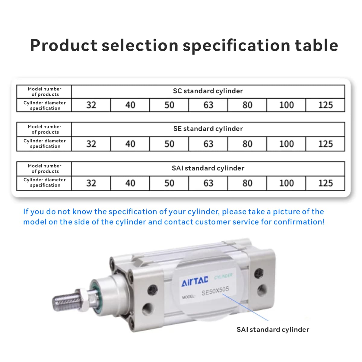 AIRTAC Cylinder Seal Repair Kit 