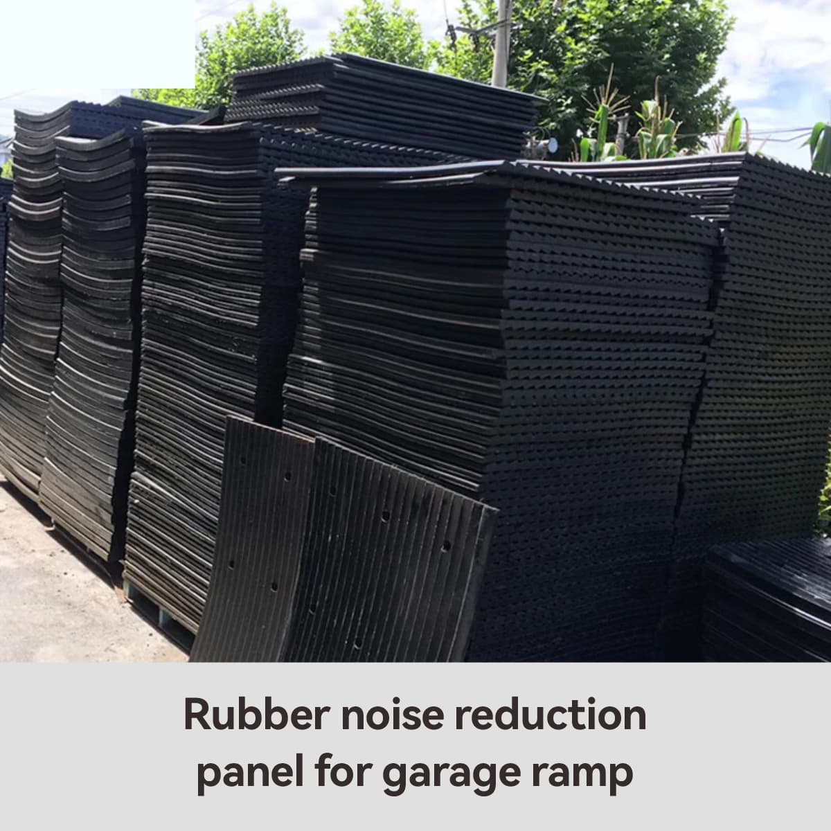 Bingyu rubber shock-absorbing speed bumps 