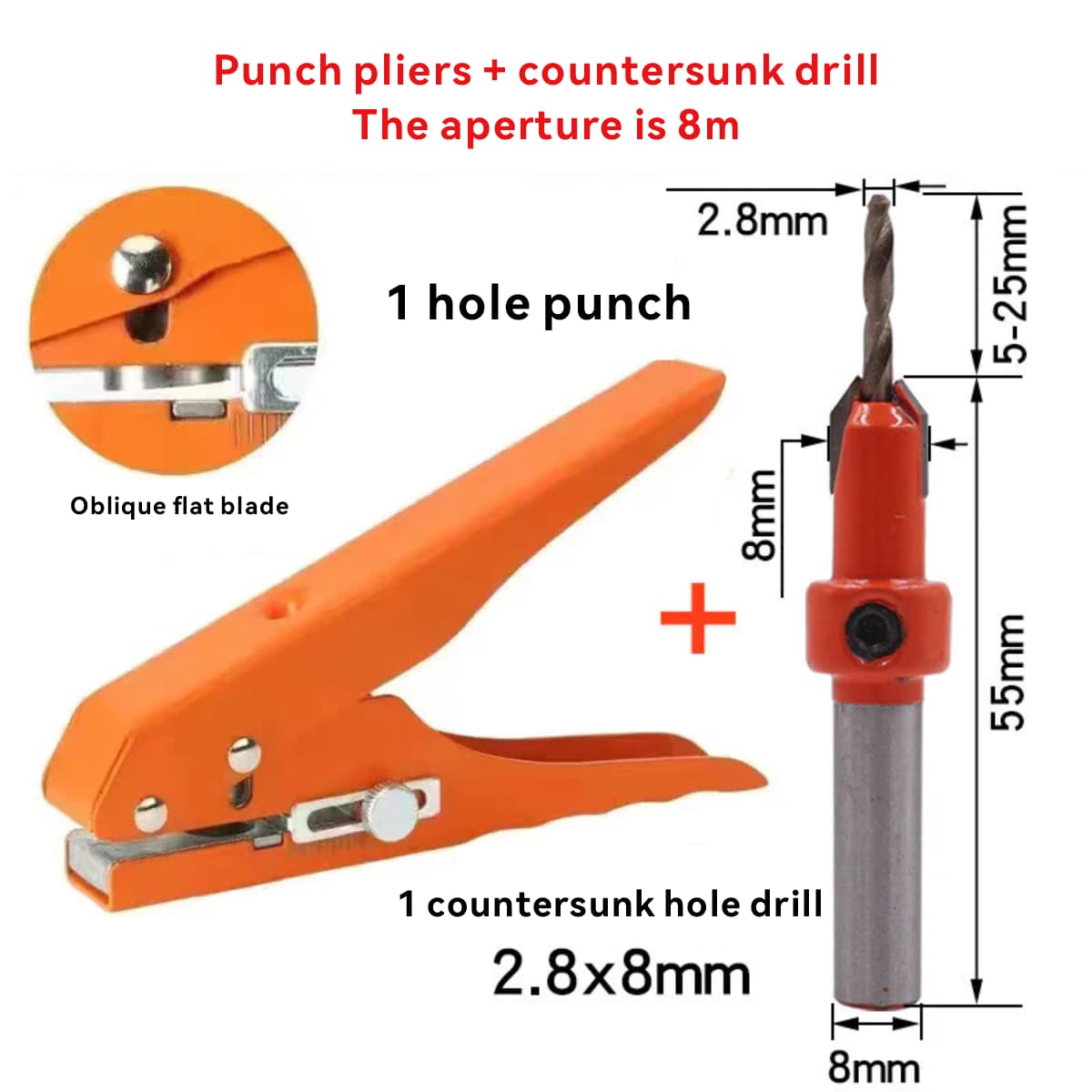 Alicates perforadores para cantear Haisdick 