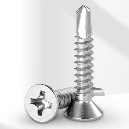 Jiarui 410 stainless steel self-drilling screws-countersunk head 